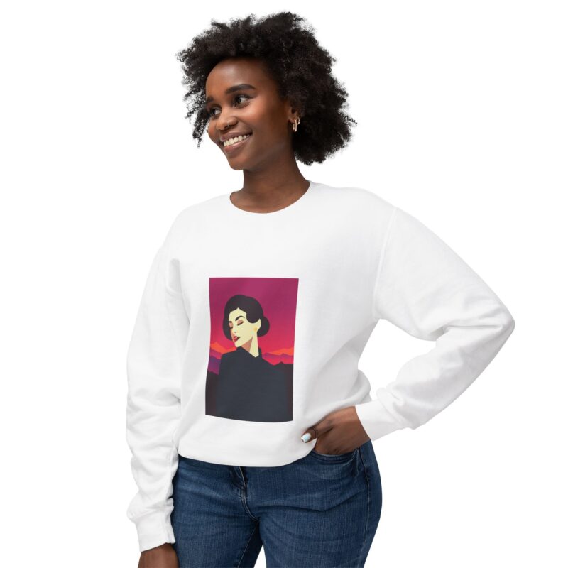 Chic Horizon Artist-Print Sweatshirt - Image 2