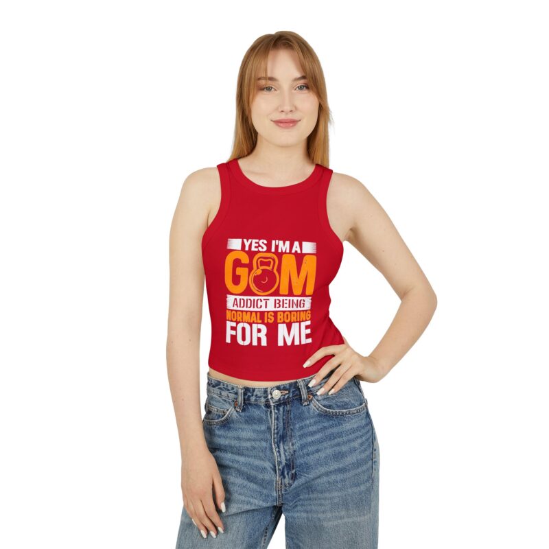 Bold Moves GYM Micro Rib Tank Top - Image 6
