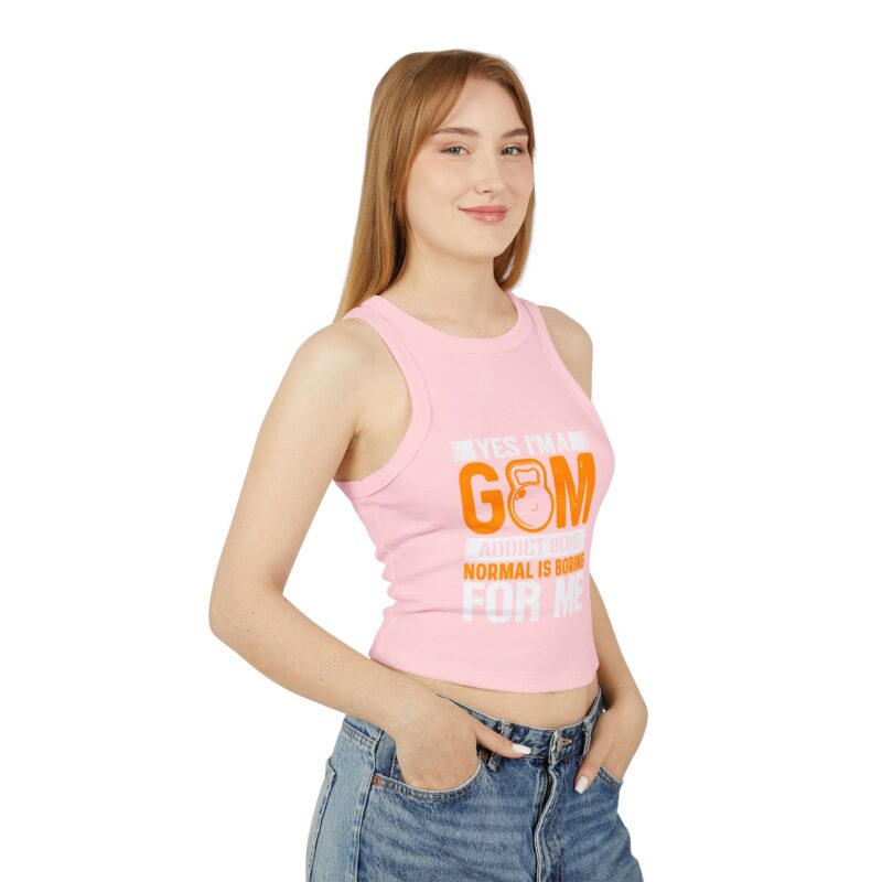 Bold Moves GYM Micro Rib Tank Top - Image 5